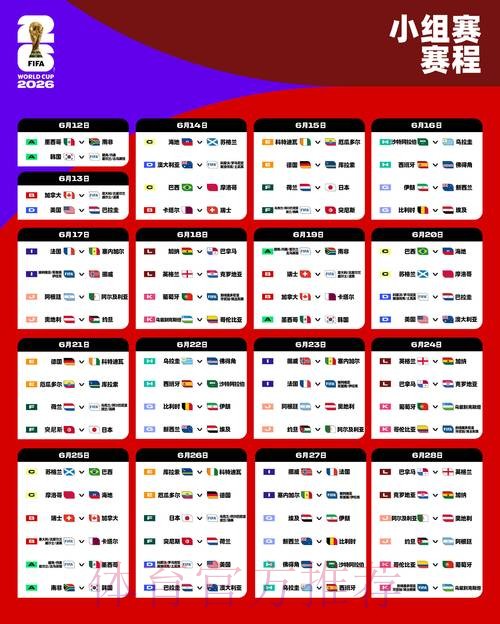 2026世界杯比赛时间官方发布完整安排怎么看